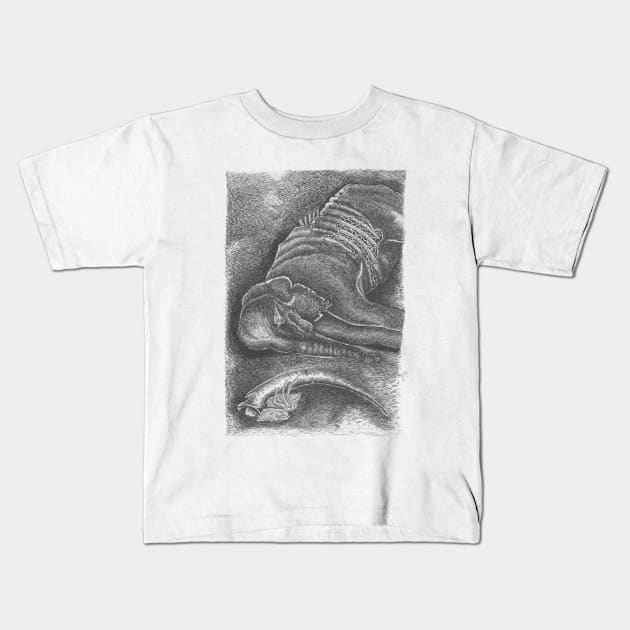 Dead Elephant Kids T-Shirt by Z1